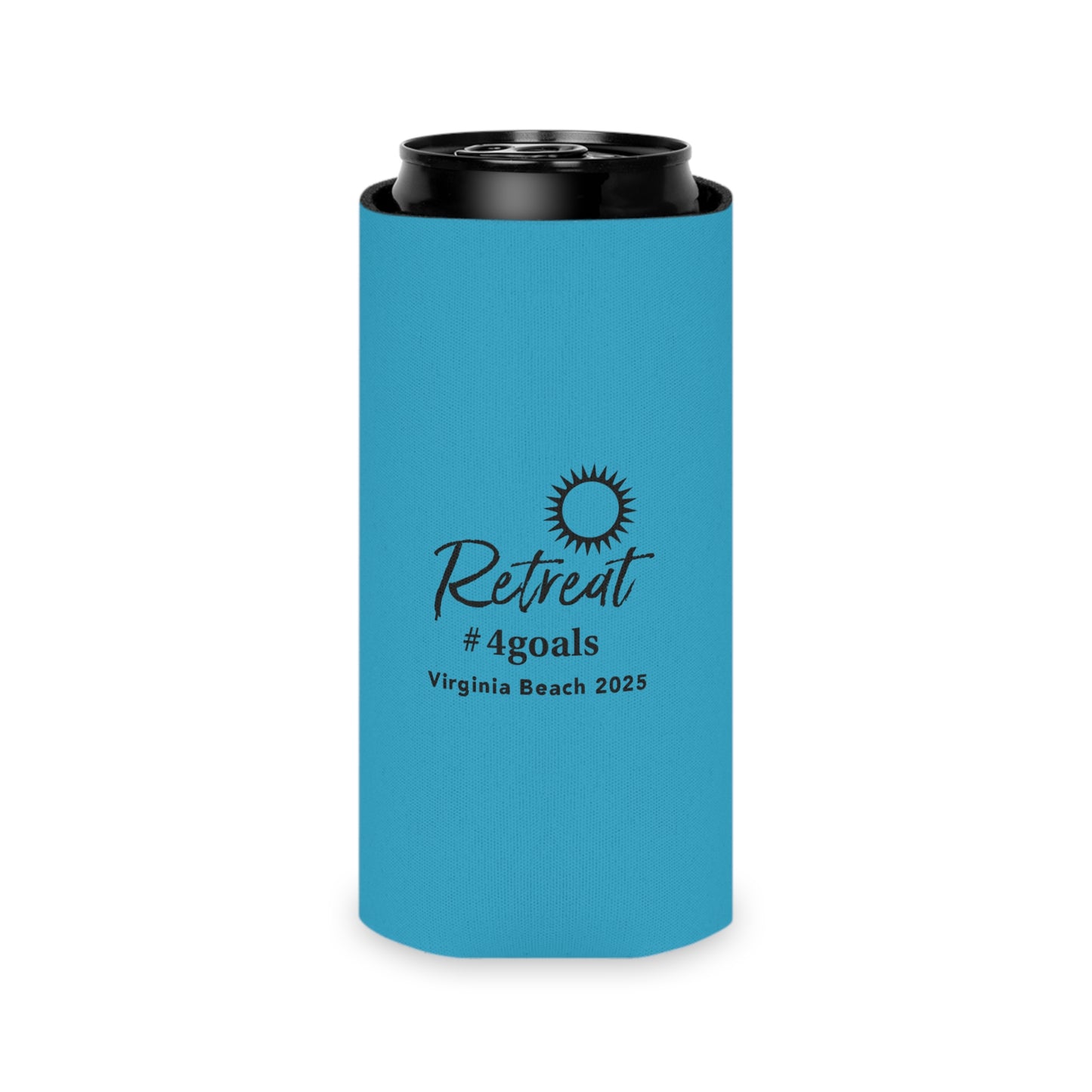 Turquoise Can Cooler