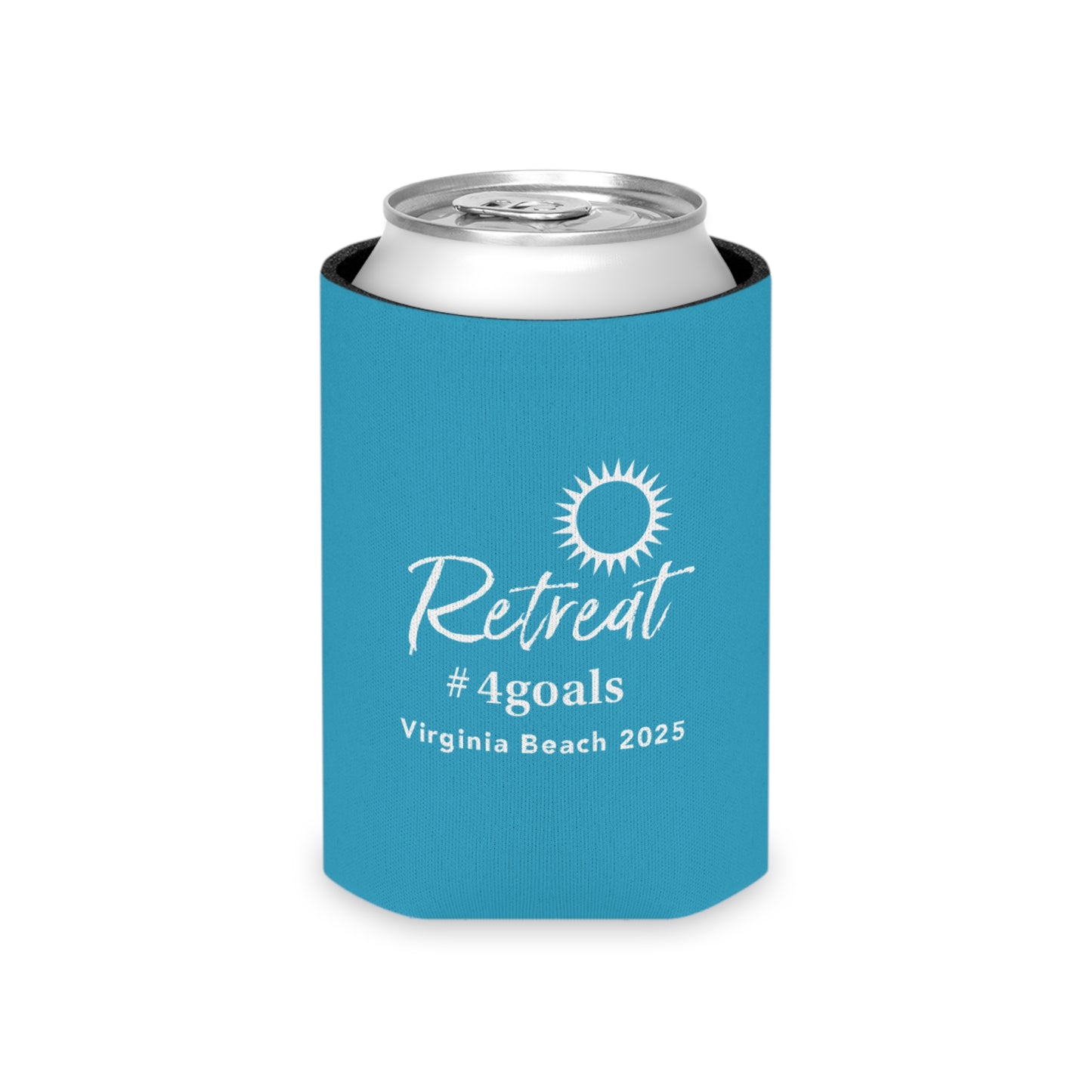 Turquoise Can Cooler