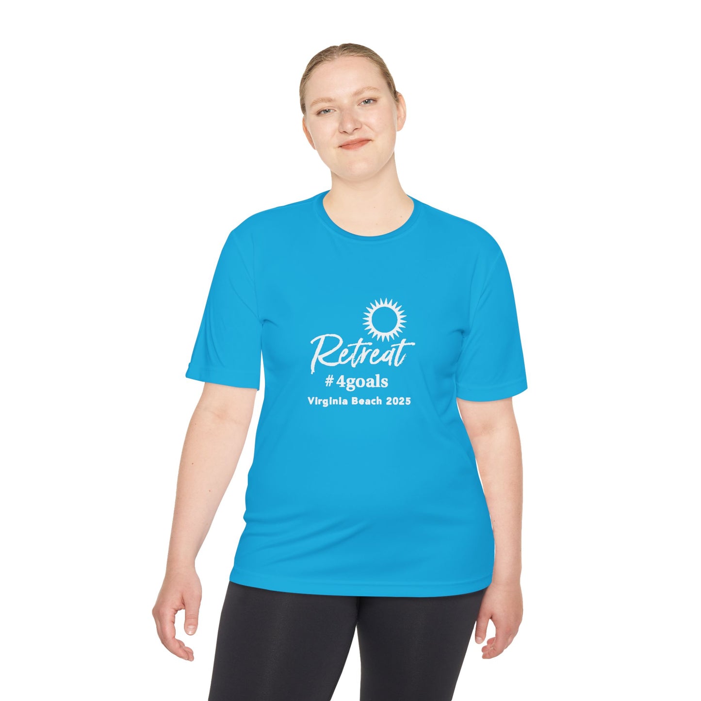 Dark Unisex Moisture Wicking Tee - Large Logo