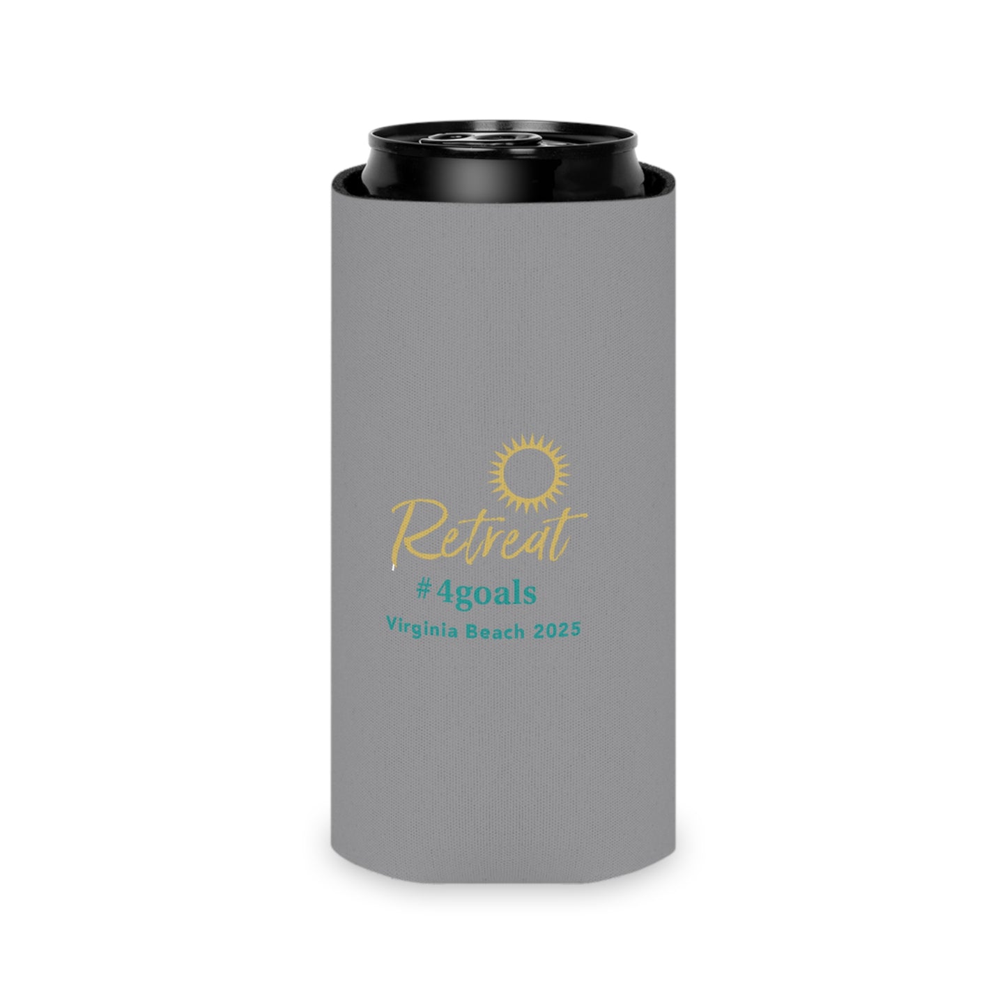 Grey Can Cooler