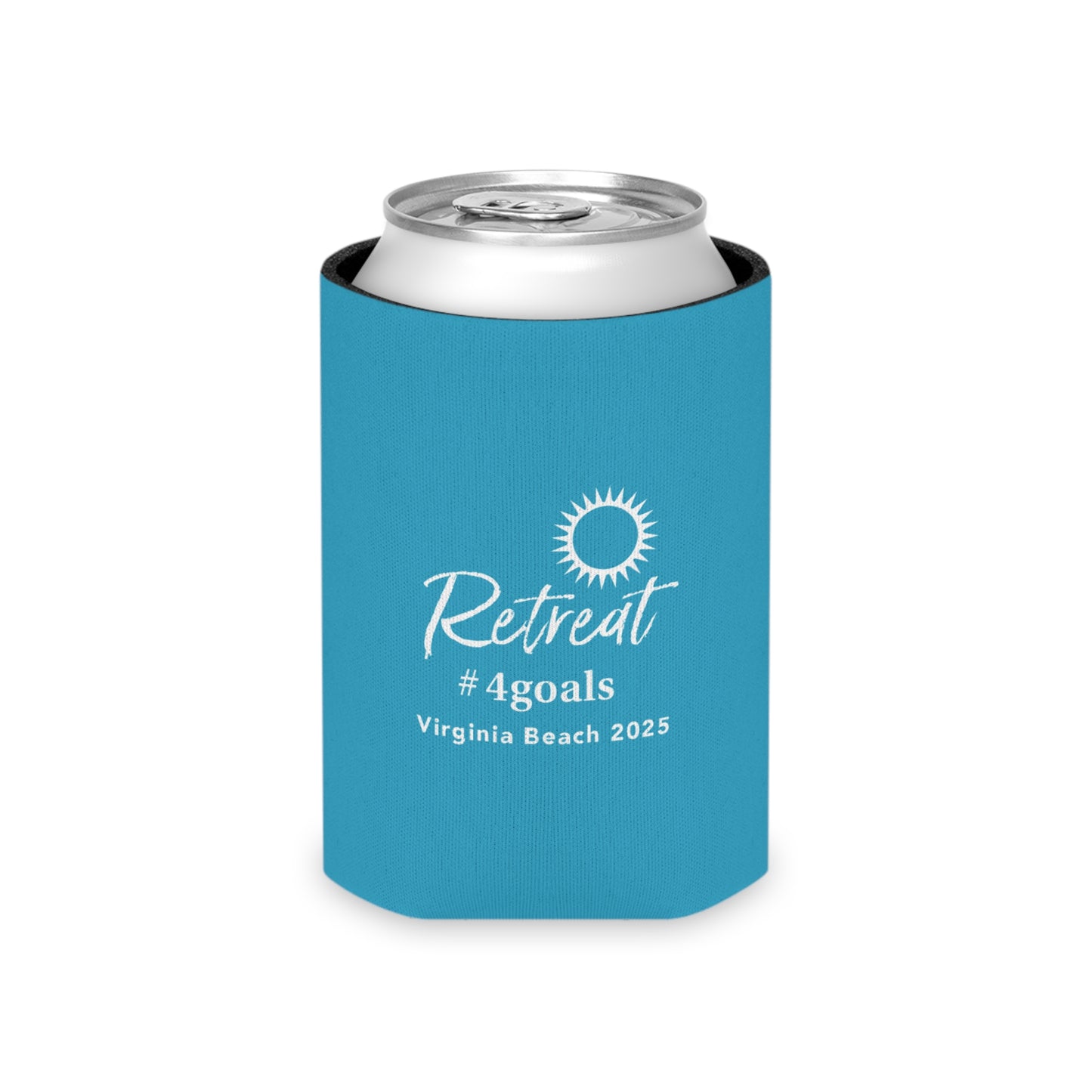 Turquoise Can Cooler