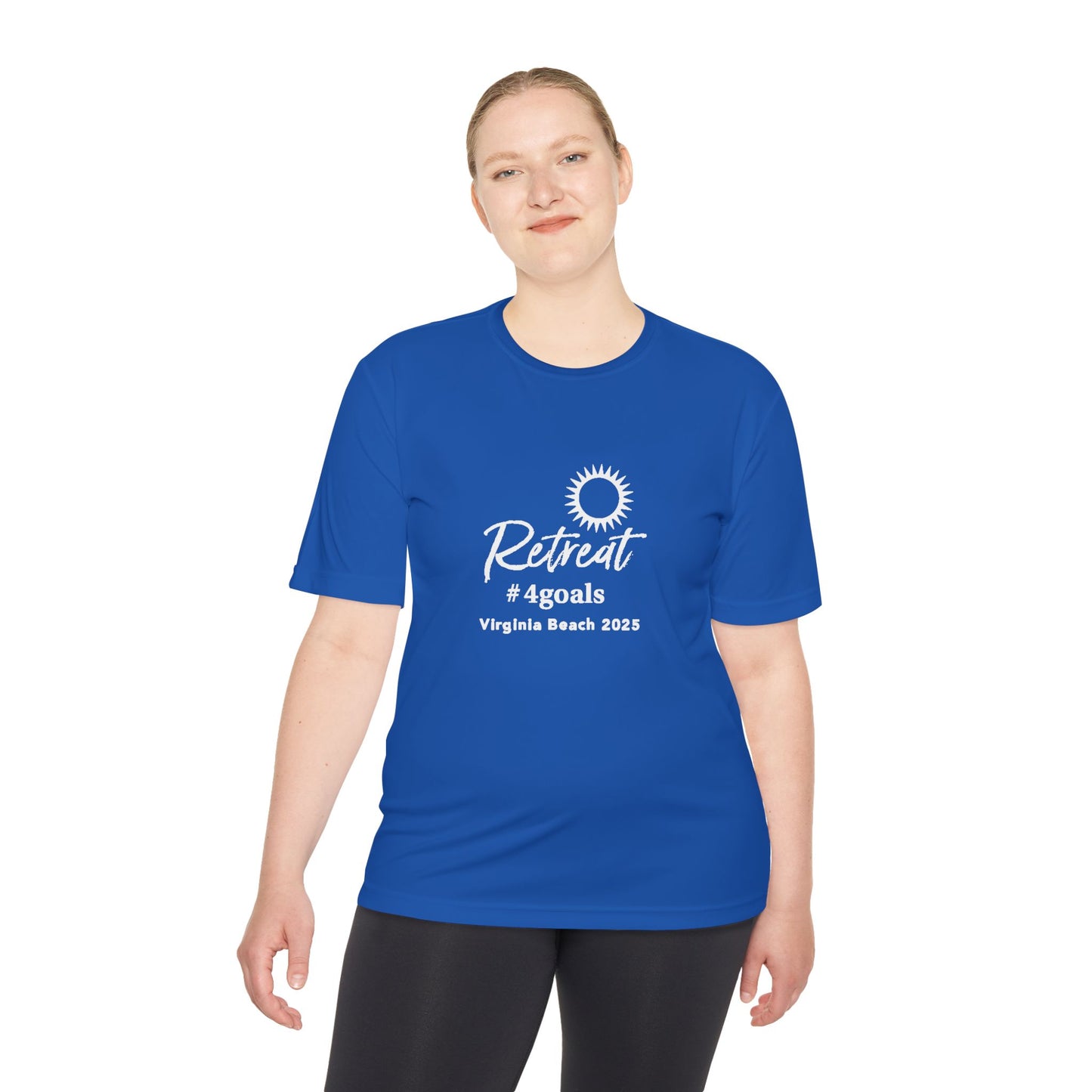 Dark Unisex Moisture Wicking Tee - Large Logo