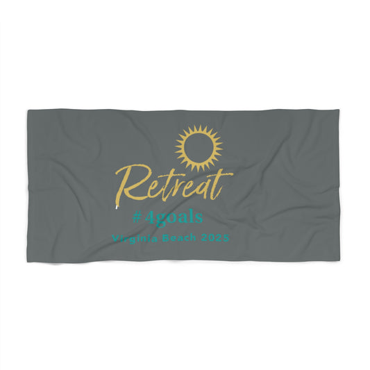 Grey Beach Towel