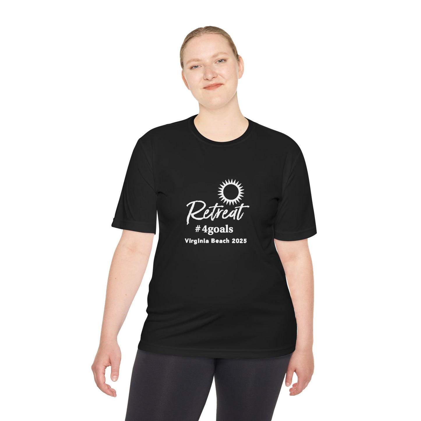 Dark Unisex Moisture Wicking Tee - Large Logo