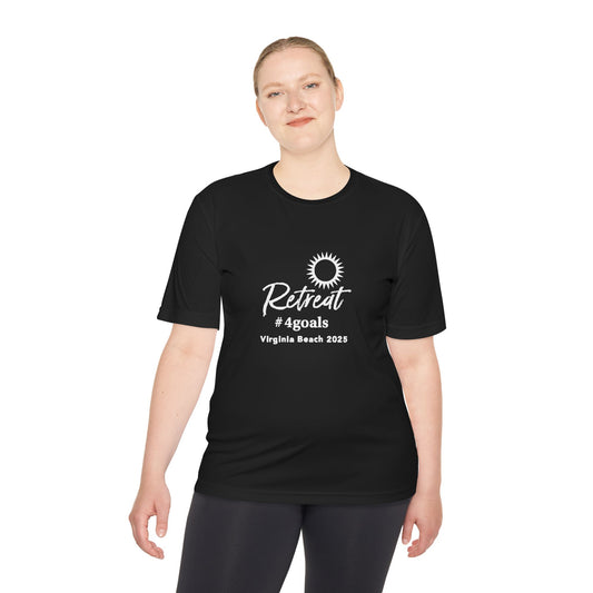 Dark Unisex Moisture Wicking Tee - Large Logo